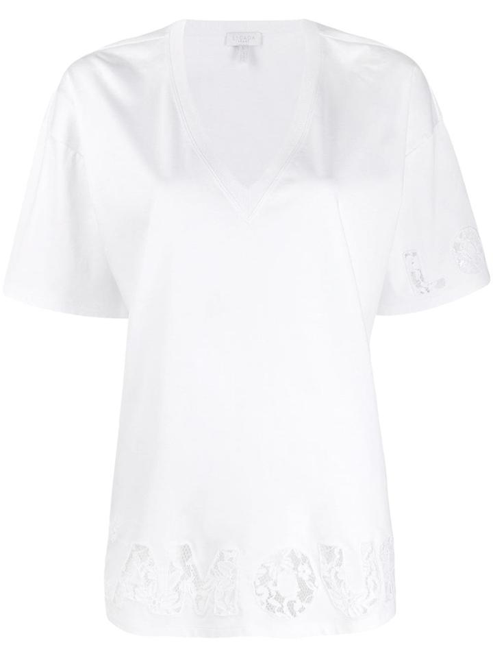 Escada Sport V-neck T-shirt - White