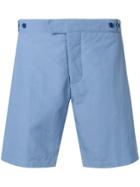 Frescobol Carioca Tailored Midi Short - Blue