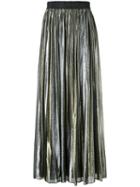 Alice+olivia Tabetha Pleated Skirt, Women's, Size: 8, Grey, Silk/polyester