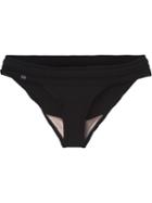 Hervé Léger Braided Trim Bikini Bottoms, Women's, Size: M, Black, Elastodiene/nylon/polyester