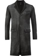 Avant Toi - Single-breasted Coat - Men - Cotton/cashmere/wool - M, Black, Cotton/cashmere/wool