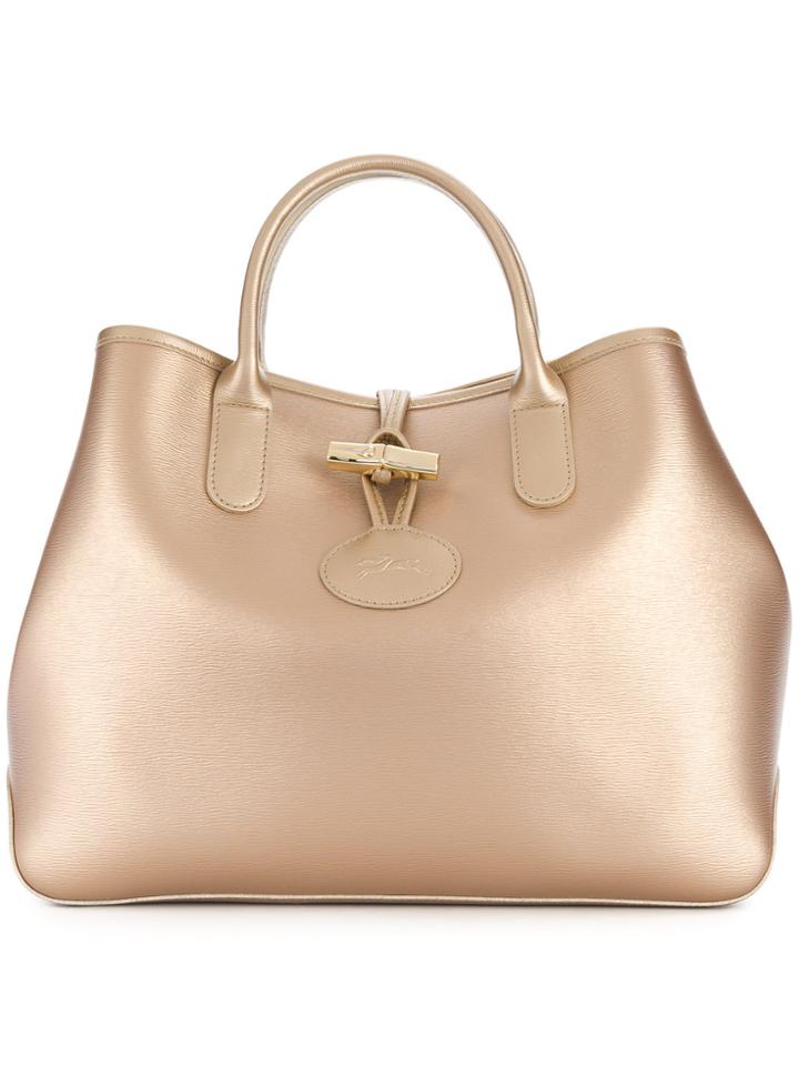 Longchamp Metallic Toggle Tote