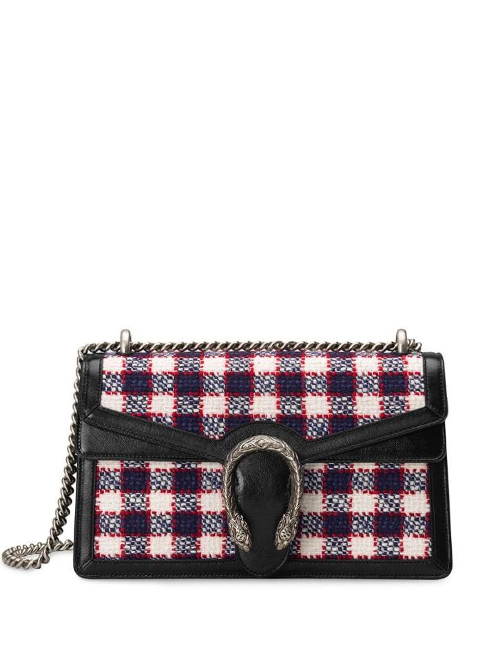 Gucci Small Size Tweed Dionysus Shoulder Bag - Multicolour