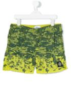 Stone Island Kids - Pixelated Print Swim Shorts - Kids - Polyamide - 14 Yrs, Boy's, Green