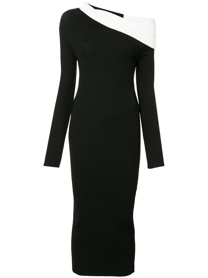 Haider Ackermann Draped Knit Dress - Black