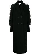 Temperley London Chrissie Cable-knit Cardi-coat - Black