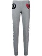 Love Moschino Peace And Love Track Pants - Grey