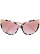 Dolce & Gabbana Eyewear Lucia Sunglasses - Pink & Purple