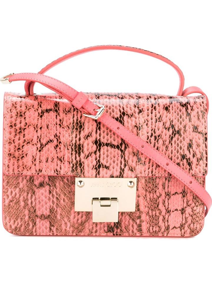 Jimmy Choo Rebel Shoulder Bag, Women's, Pink/purple, Leather