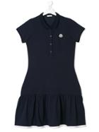 Moncler Kids Polo Dress - Blue