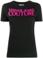 Versace Jeans Couture Logo Print Slim-fit T-shirt - Black