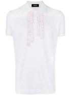 Dsquared2 Embroidered Polo Top - White