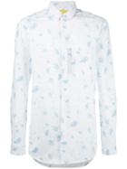 Journal - Water Drops Print Shirt - Men - Cotton - L, White, Cotton
