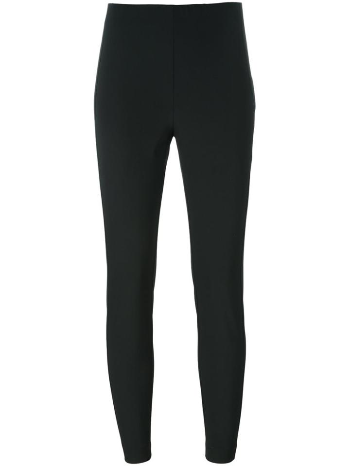 Theory Slim Fit Trousers, Women's, Size: 4, Black, Polyester/spandex/elastane