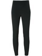 Theory Slim Fit Trousers, Women's, Size: 4, Black, Polyester/spandex/elastane