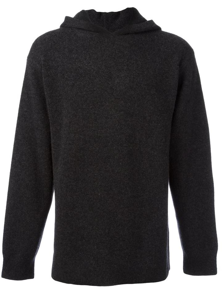 Alexander Wang Boiled Hoodie, Men's, Size: Medium, Grey, Cashmere/wool