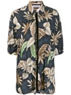 Night Market Hawaii Short-sleeve Shirt - Blue