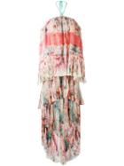 Roberto Cavalli - Floral Shift Maxi Dress - Women - Silk/polyamide - 42, Silk/polyamide