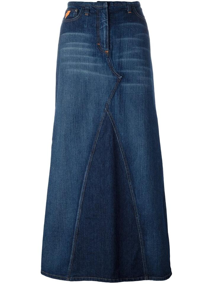 Walter Van Beirendonck Vintage Denim Maxi Skirt