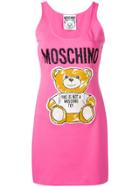 Moschino Teddy Bear Jersey Dress - Pink