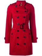 Burberry Sandringham Coat - Red