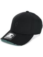 Marcelo Burlon County Of Milan Logo Embroidered Cap - Black