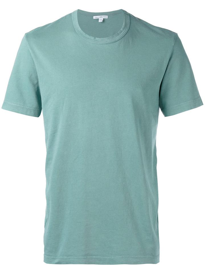 James Perse - Round Neck T-shirt - Men - Cotton - Ii, Blue, Cotton