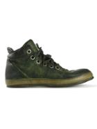 A Diciannoveventitre Cavallo Oil Trainer, Men's, Size: 42, Green, Leather
