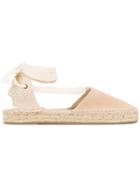 Soludos Cream Suede Espadrilles - Nude & Neutrals