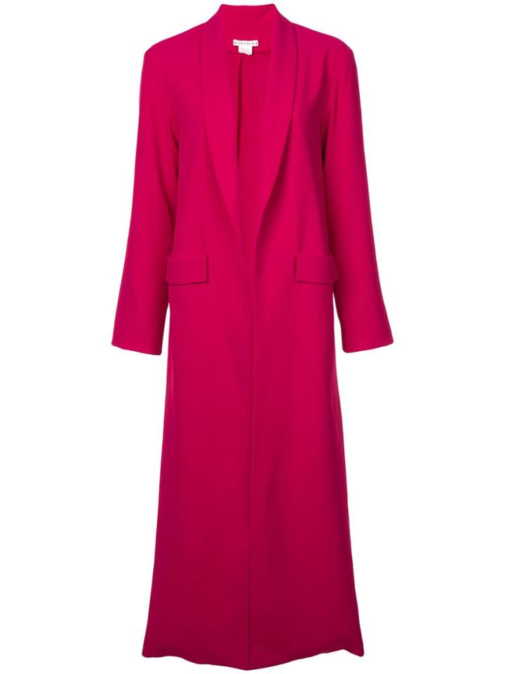Alice+olivia Angela Long Coat - Pink & Purple