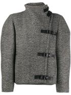 Isabel Marant Nate Oversized Buckled Jacket - Grey