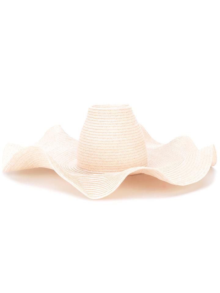 Rosie Assoulin - Sun Hat - Women - Hemp - One Size, Nude/neutrals, Hemp