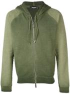 Dsquared2 Zip Front Sweatshirt - Green