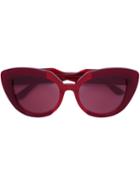 Marni Prisma Sunglasses, Women's, Red, Acrylic