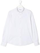 Paolo Pecora Kids Teen Long Sleeve Shirt - White