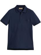Burberry Piqué Polo Shirt - Blue