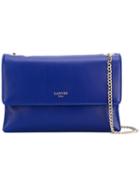 Lanvin Small Sugar Shoulder Bag, Women's, Blue, Cotton/calf Leather