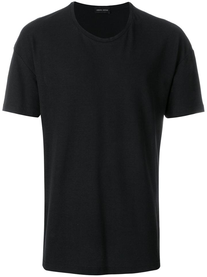 Roberto Collina Short Sleeved T-shirt - Black
