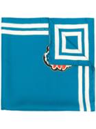 Philosophy Di Lorenzo Serafini Printed Scarf - Blue