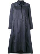 Odeeh Striped Dress, Women's, Size: 40, Blue, Cotton/polyester
