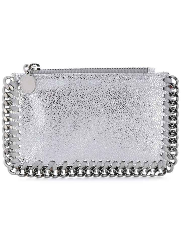 Stella Mccartney Falabella Zip Pouch - Metallic