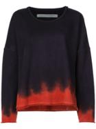 Raquel Allegra Ombré Print Sweatshirt - Blue