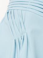 Jil Sander Asymmetric Gathered Detail Skirt - Blue