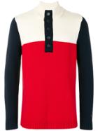 Perfect Moment Tuktu Colour Block Pullover - Red