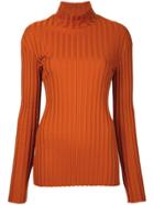 Christopher Esber Turtleneck Blouse - Yellow & Orange