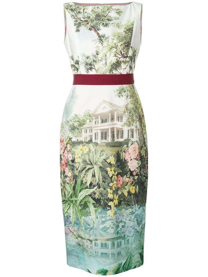 Antonio Marras Landscape Print Dress - Multicolour