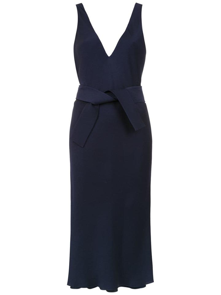 Gloria Coelho Open Back Dress - Blue