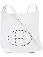 Hermès Vintage Clemence Crossbody Bag, Women's, White