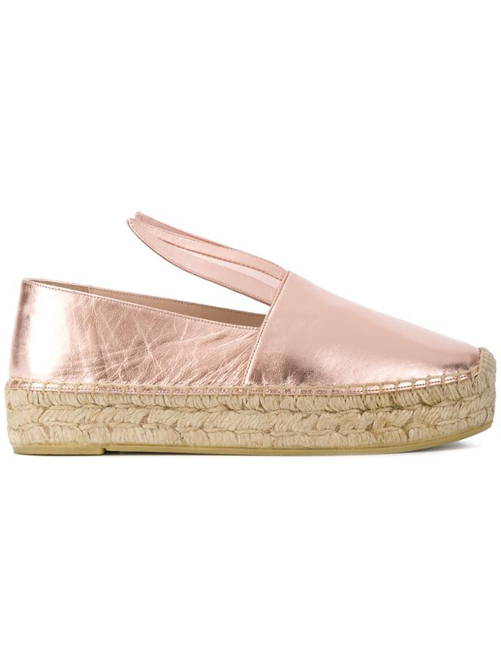 Minna Parikka Platform Espadrilles - Pink & Purple