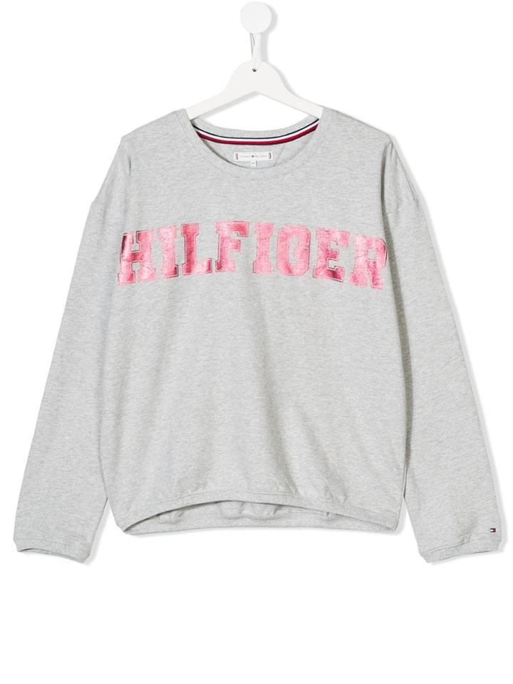 Tommy Hilfiger Junior Teen Branded Sweatshirt - Grey